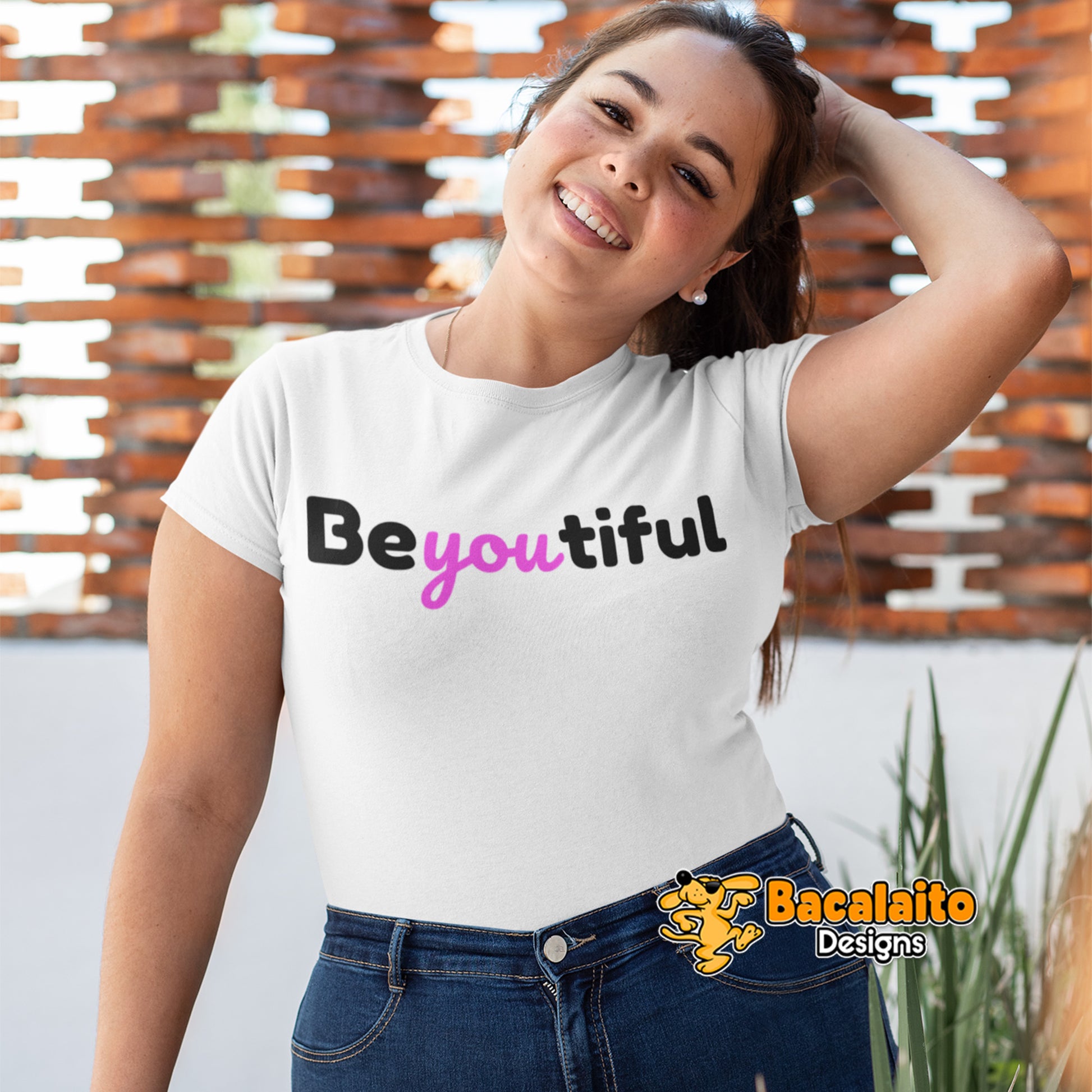 BeYOUtiful Women’s T-shirt - Bacalaito Designs