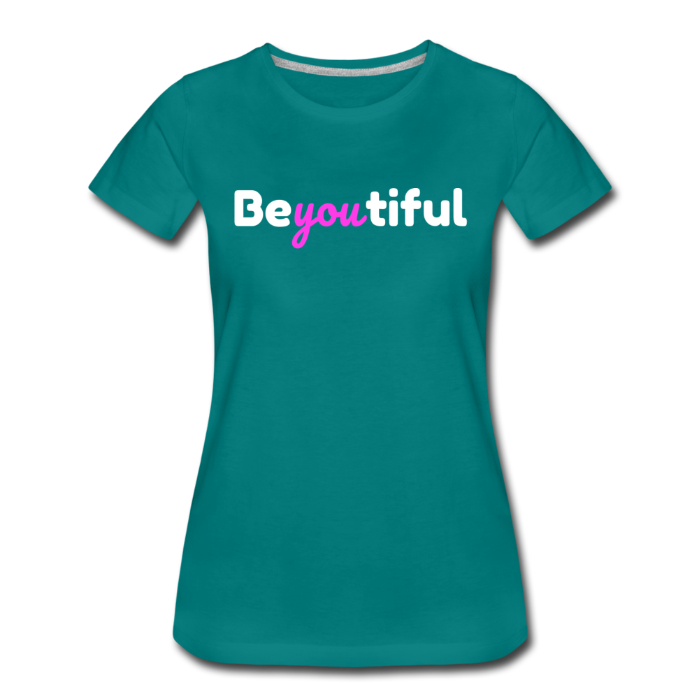 BeYOUtiful Women’s T-shirt - Bacalaito Designs