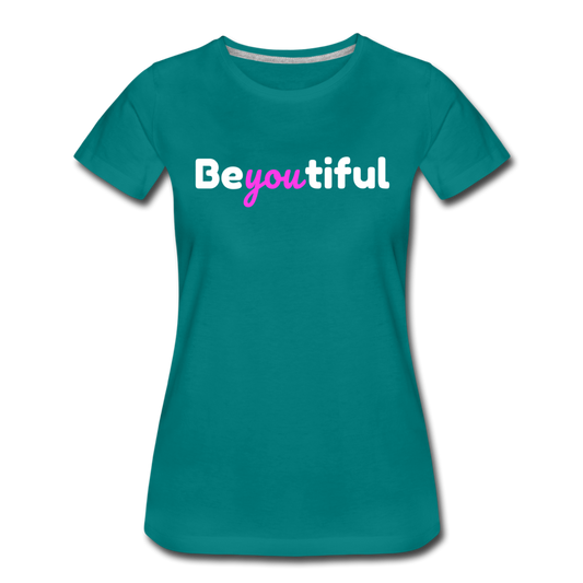 BeYOUtiful Women’s T-shirt - Bacalaito Designs