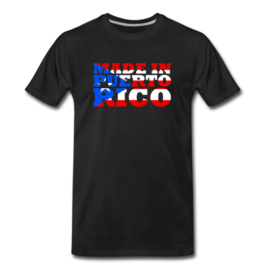 Made in Puerto Rico Men's T-Shirt - black