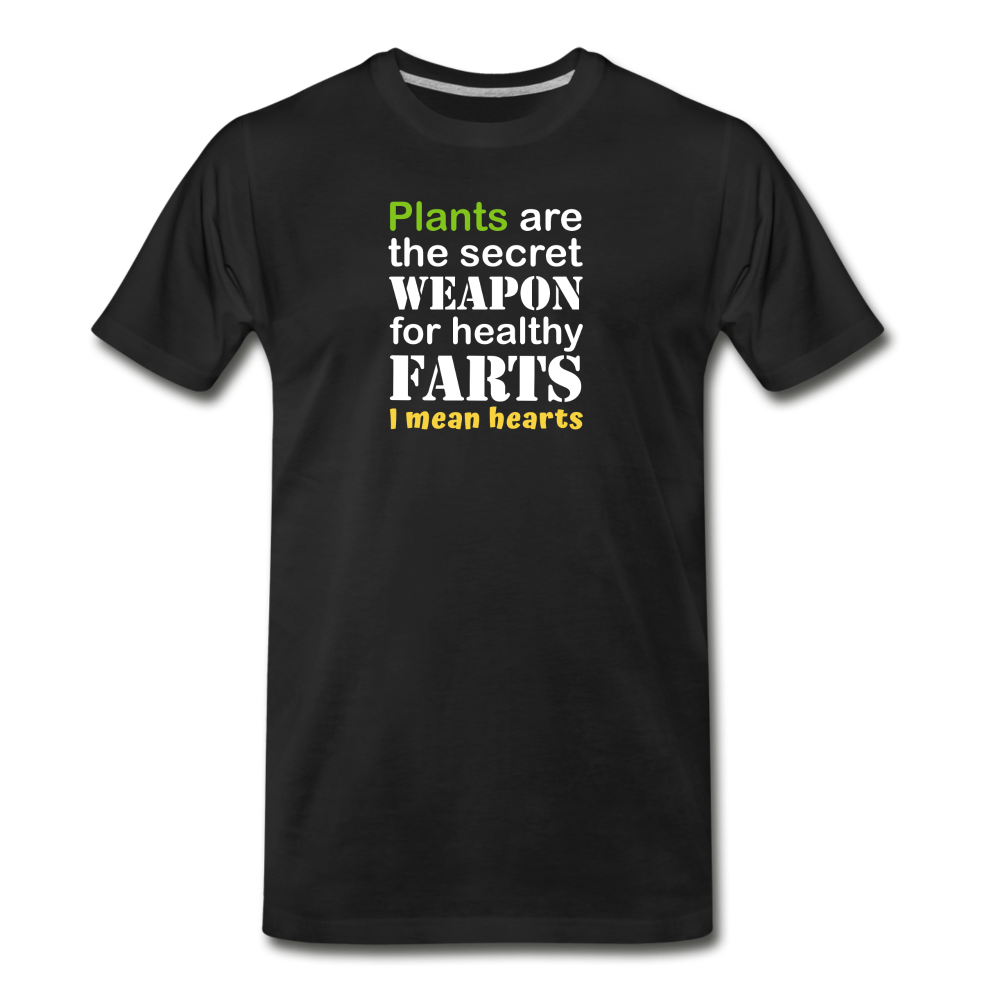 Plants are the Secret Weapon Men's T-Shirt - black