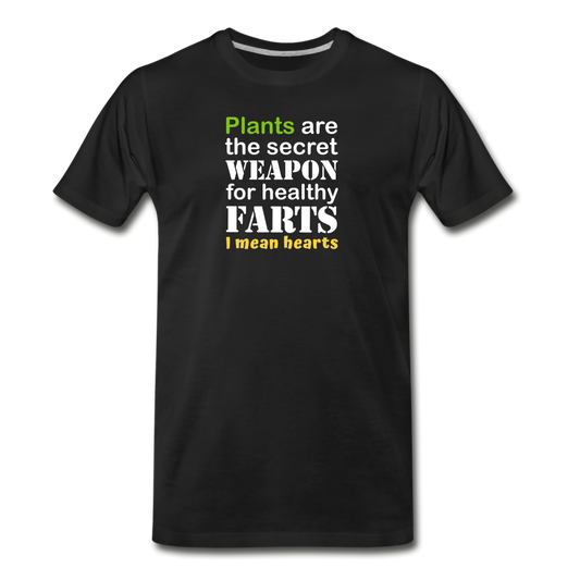 Plants are the Secret Weapon Men's T-Shirt - black