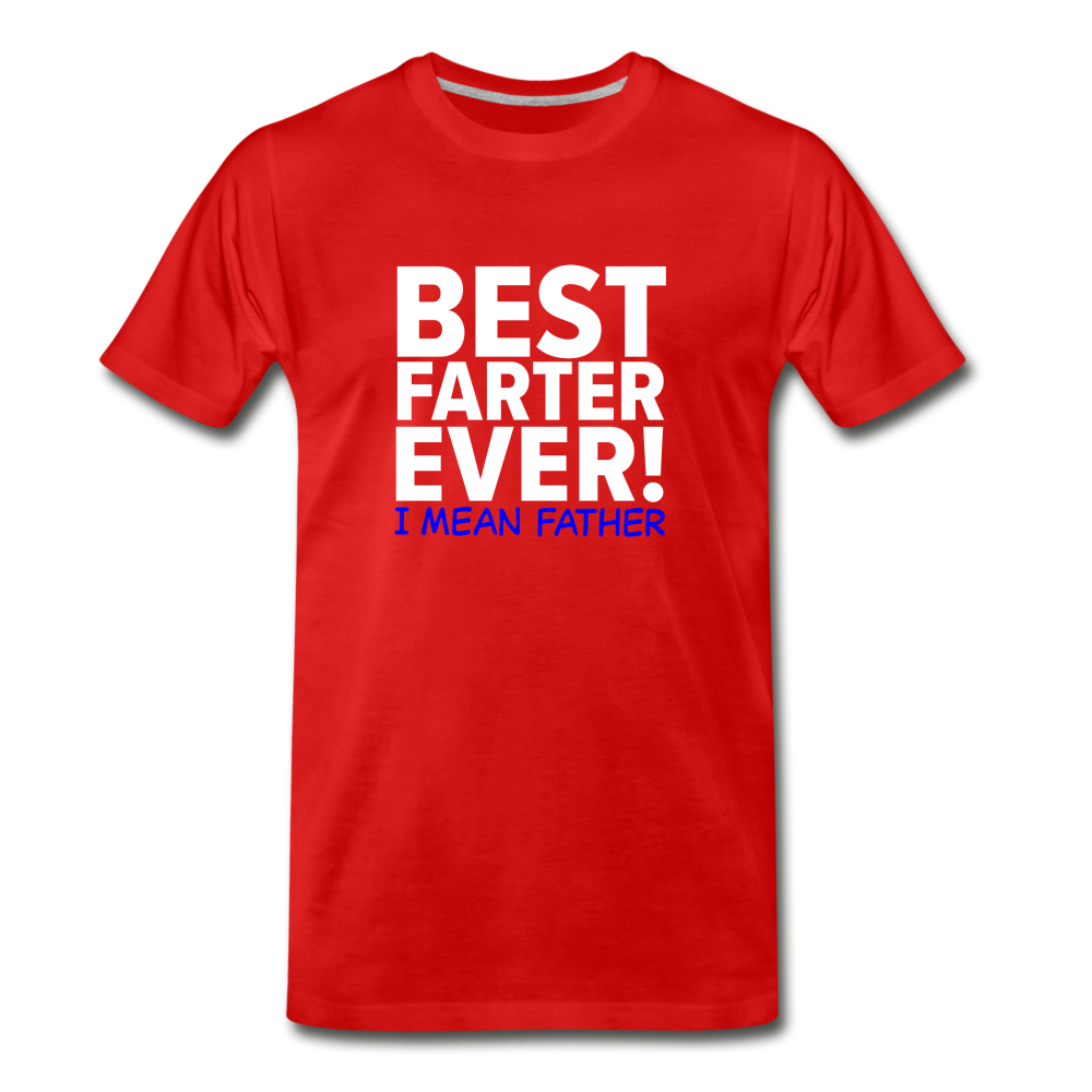 Best Farter Ever Men's T-shirt - red