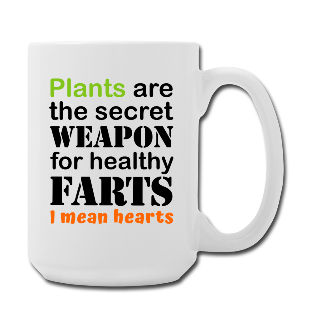 Plants are the Secret Weapon Mug 15 oz - white