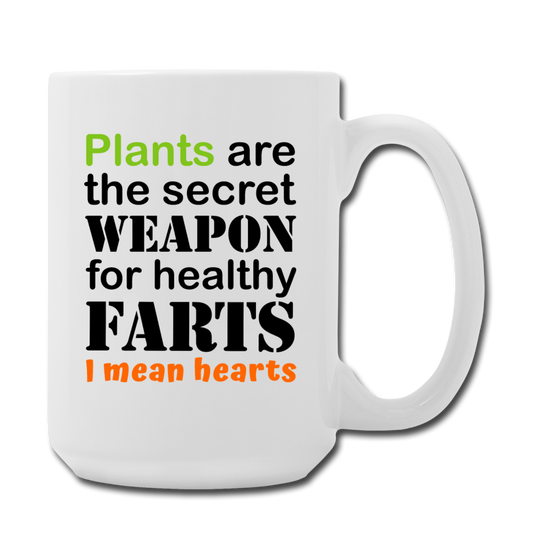 Plants are the Secret Weapon Mug 15 oz - white