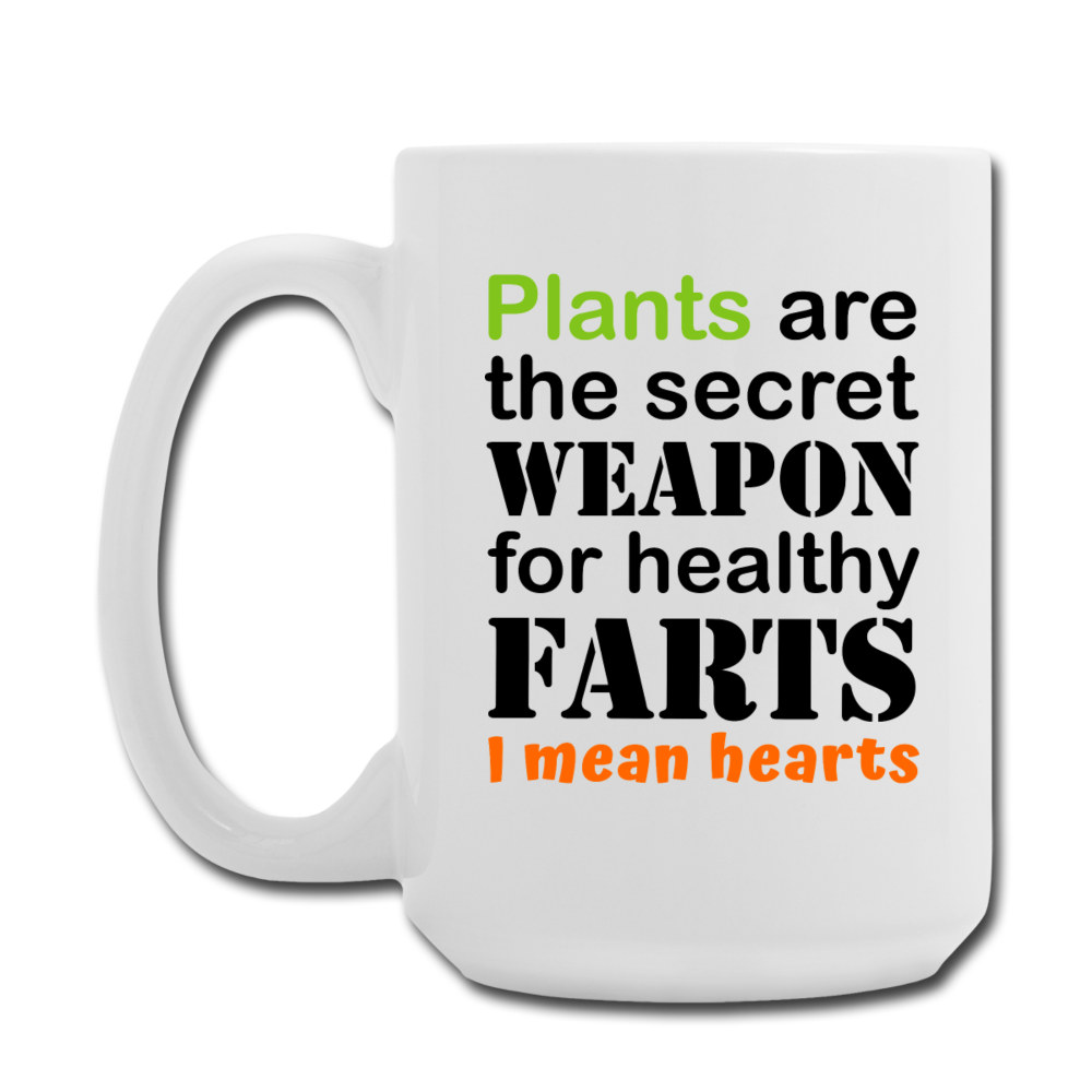 Plants are the Secret Weapon Mug 15 oz - white