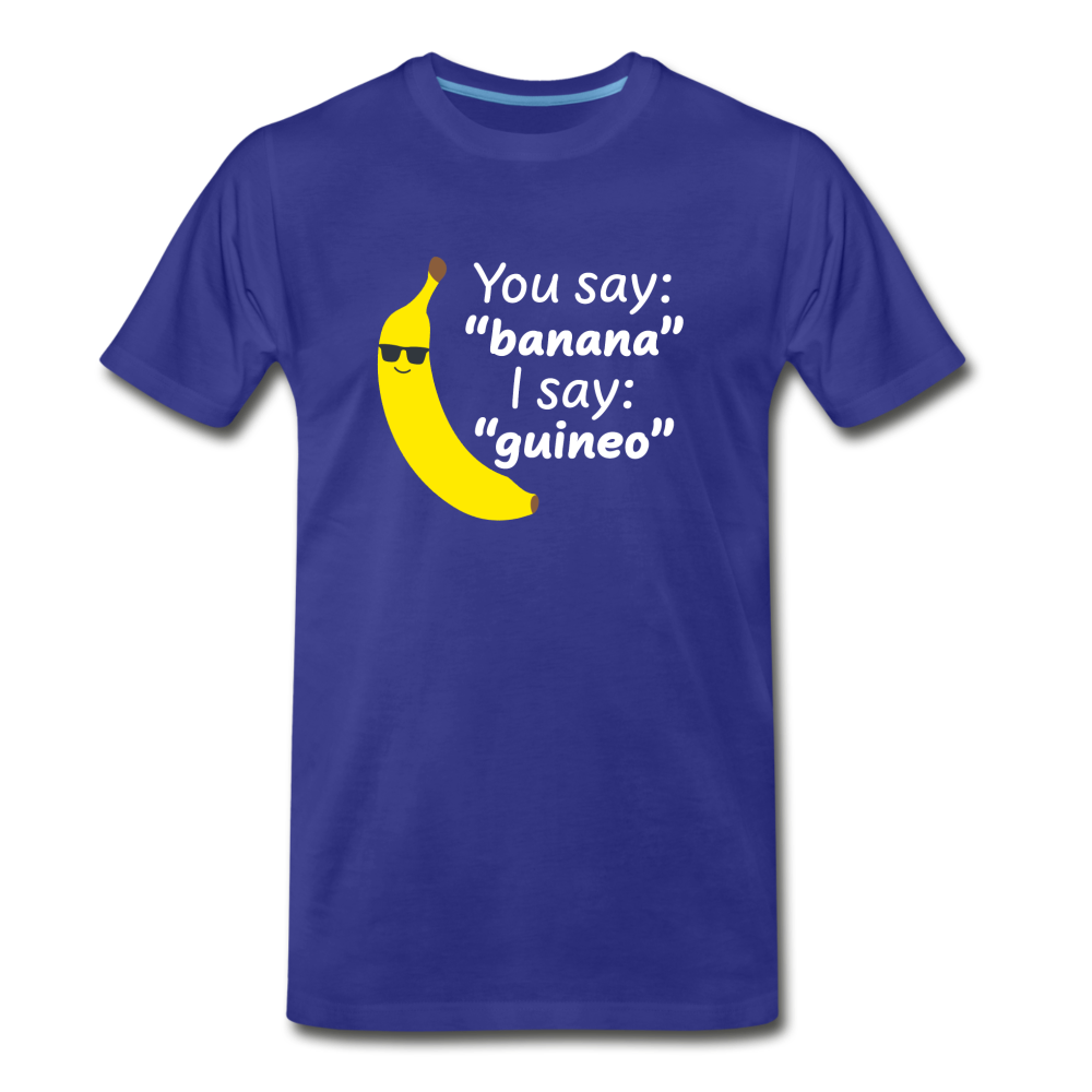 Banana vs Guineo Men's T-shirt - royal blue