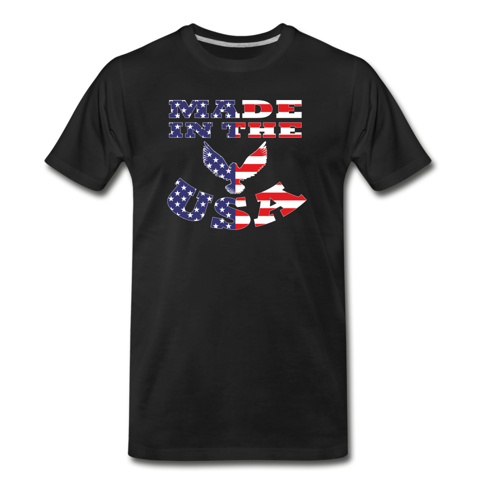 Made in the USA Men's T-Shirt - black