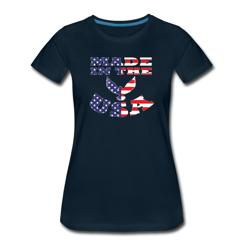 Made in the USA Women’s T-Shirt - deep navy