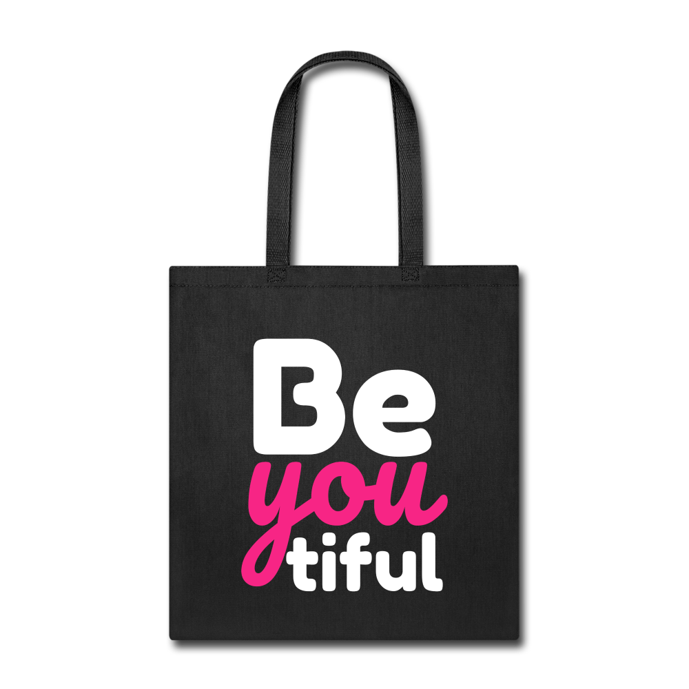 BeYOUtiful Tote Bag - black