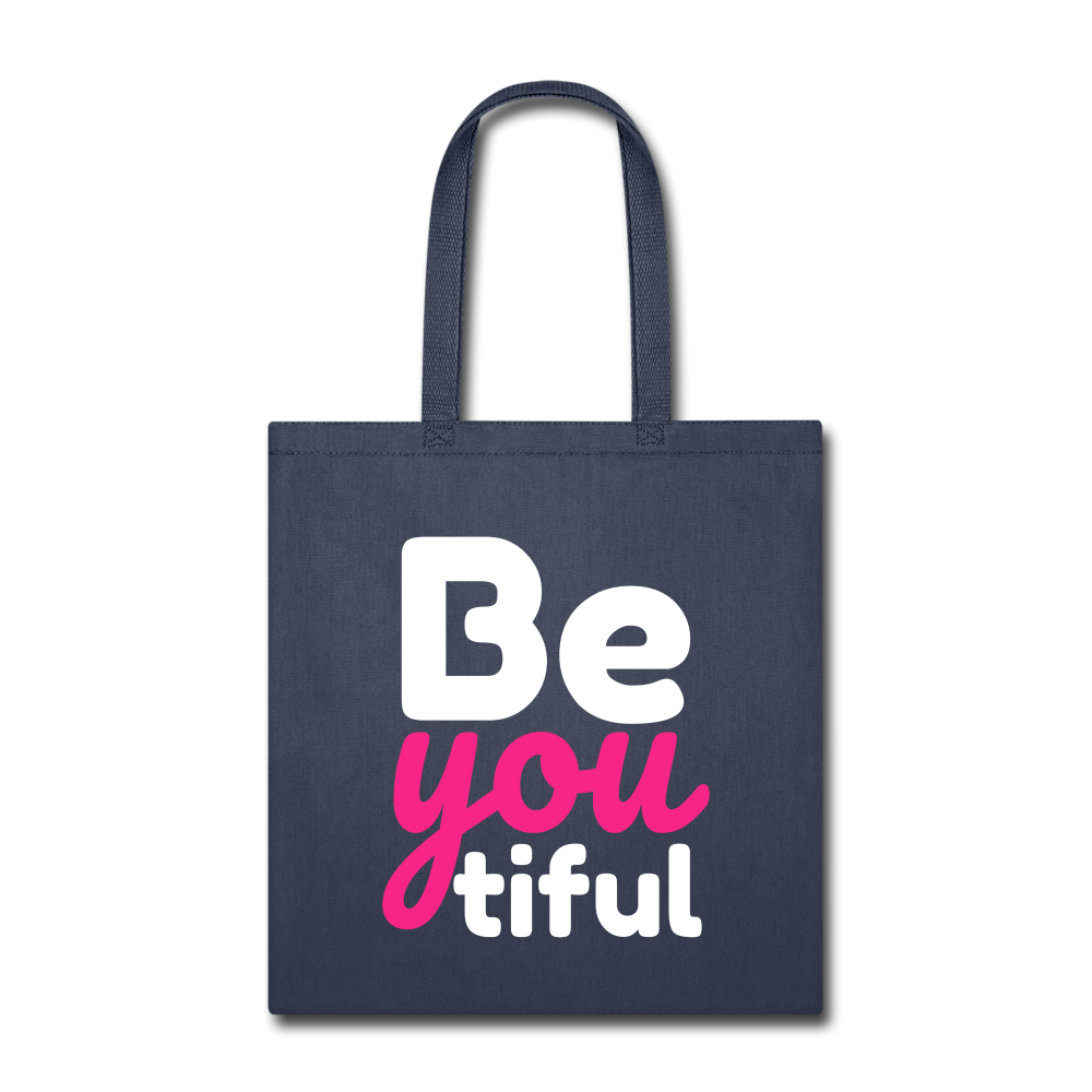 BeYOUtiful Tote Bag - navy